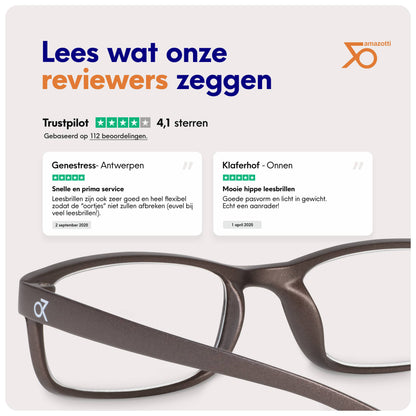 Milano - Trendy Leesbril voor Dames en Heren