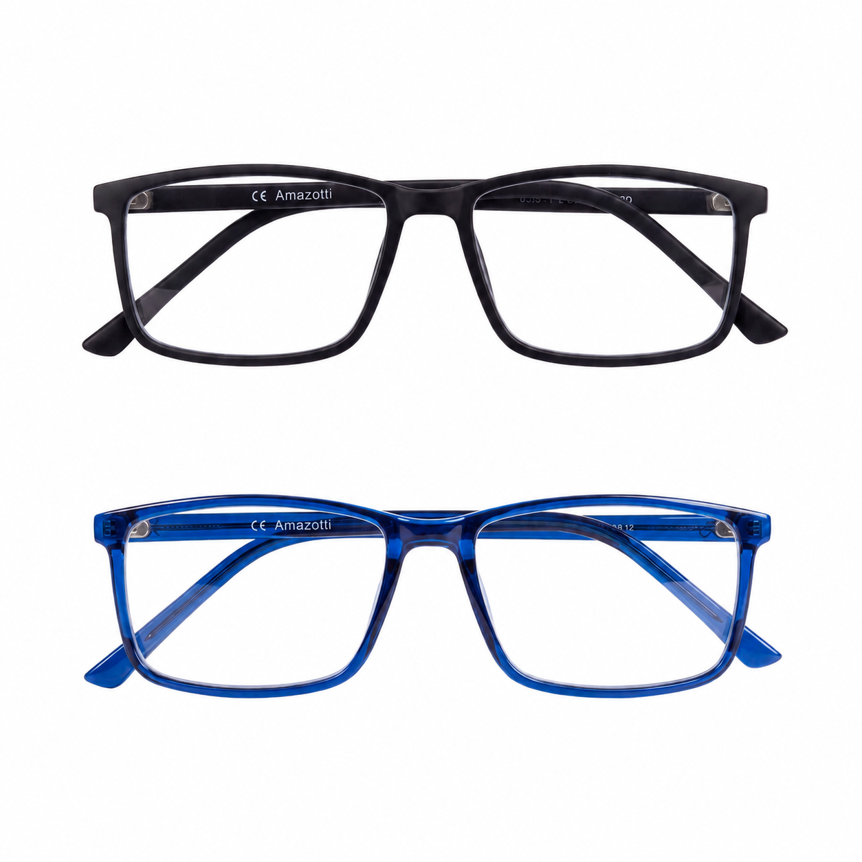 Zwart / blauw
